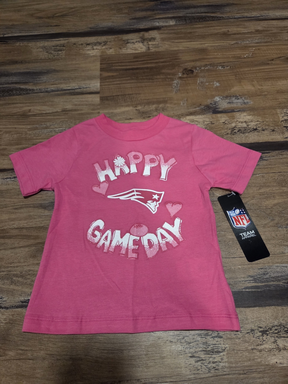 NFL Pink Patriots 3T Top